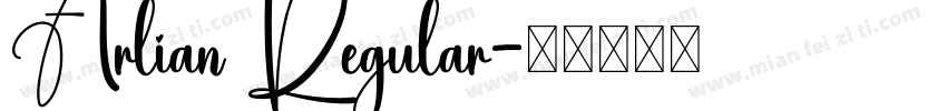 Arlian Regular字体转换